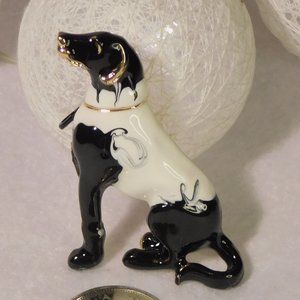 DOG Brooch Enamel